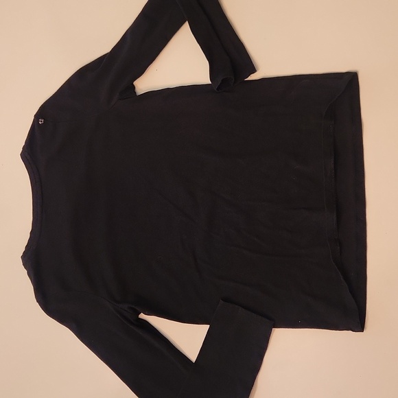Cat And Jack Black Star Long Sleeve Top Shirt Medium 7 8 - Picture 2 of 6